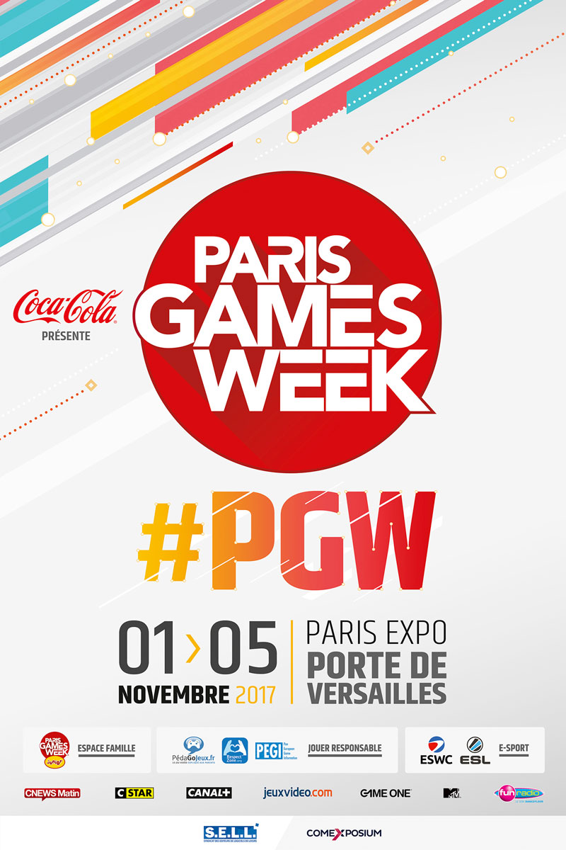 Affiche PGW17 Paris Games Week 2017