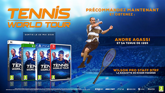 Tennis World Tour Bonus Precommande
