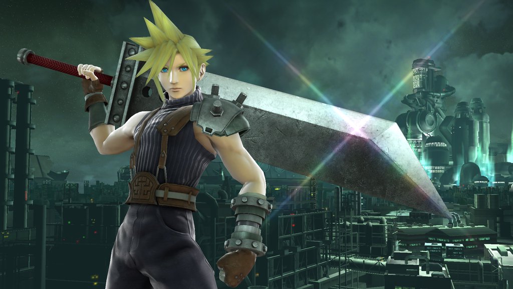Super Smash Bros. Cloud Striffe Final Fantasy VII