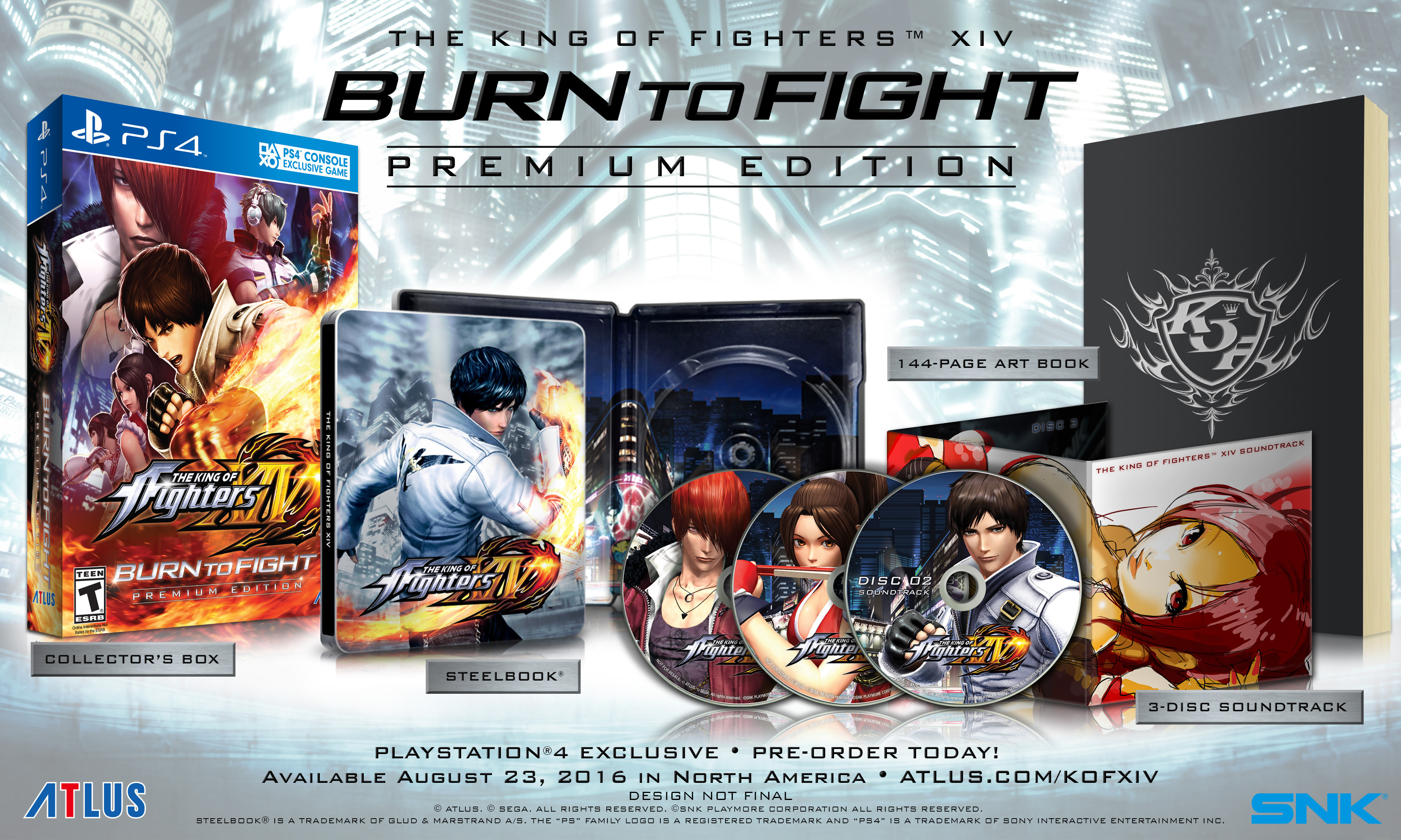 The King of Fighters XIV Burn to Fight Collector Edition PS4 SNK