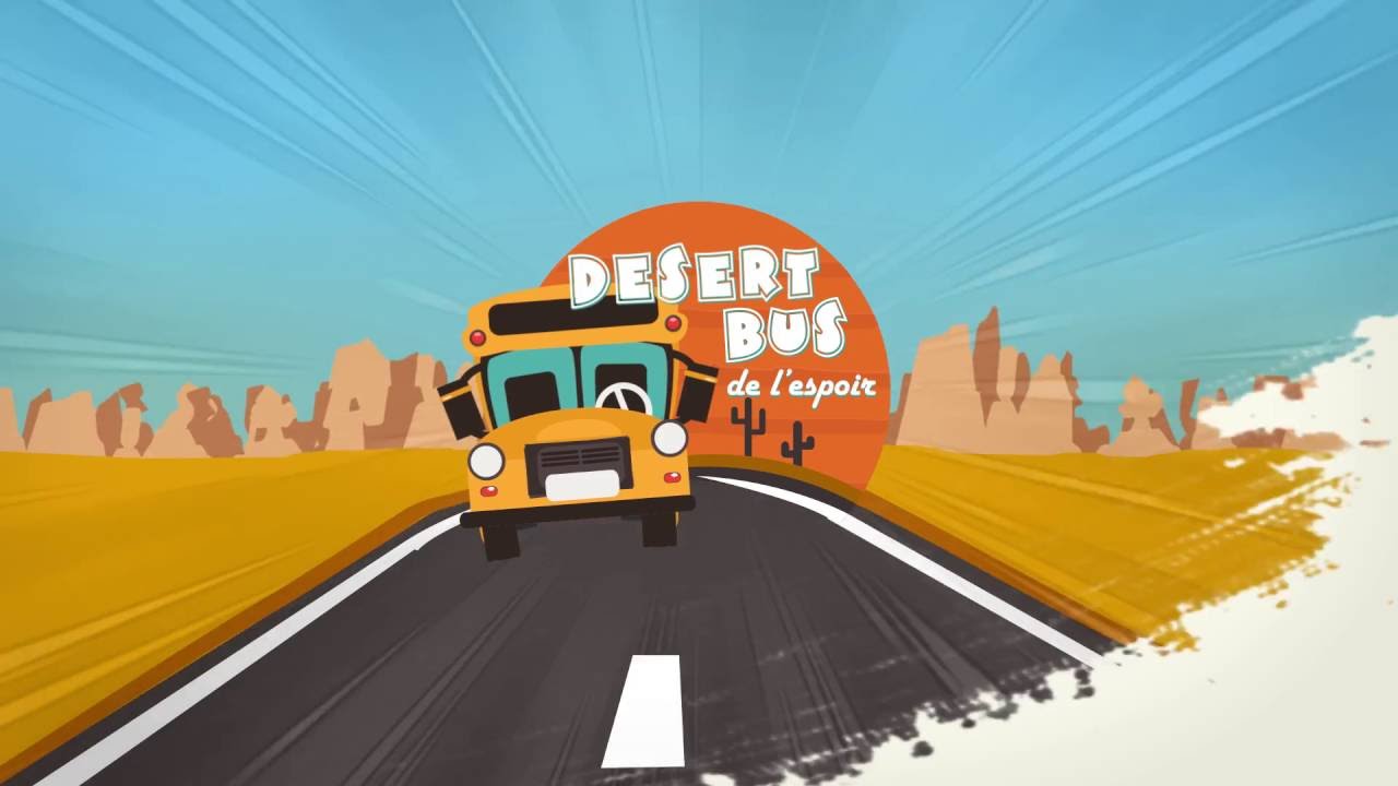 Desert Bus de l’espoir : Le marathon caritatif fête ses 5 ans ! Desert Bus de l'espoir
