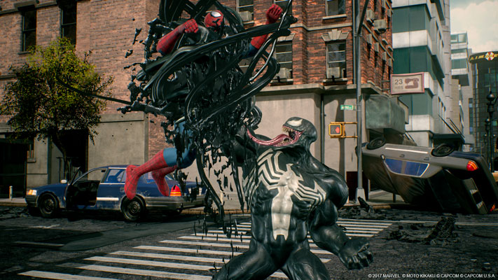 Marvel vs. Capcom Infinite : Winter Soldier, Black Widow et Venom débarquent Marvel vs. Capcom Infinite Venom Spider-Man