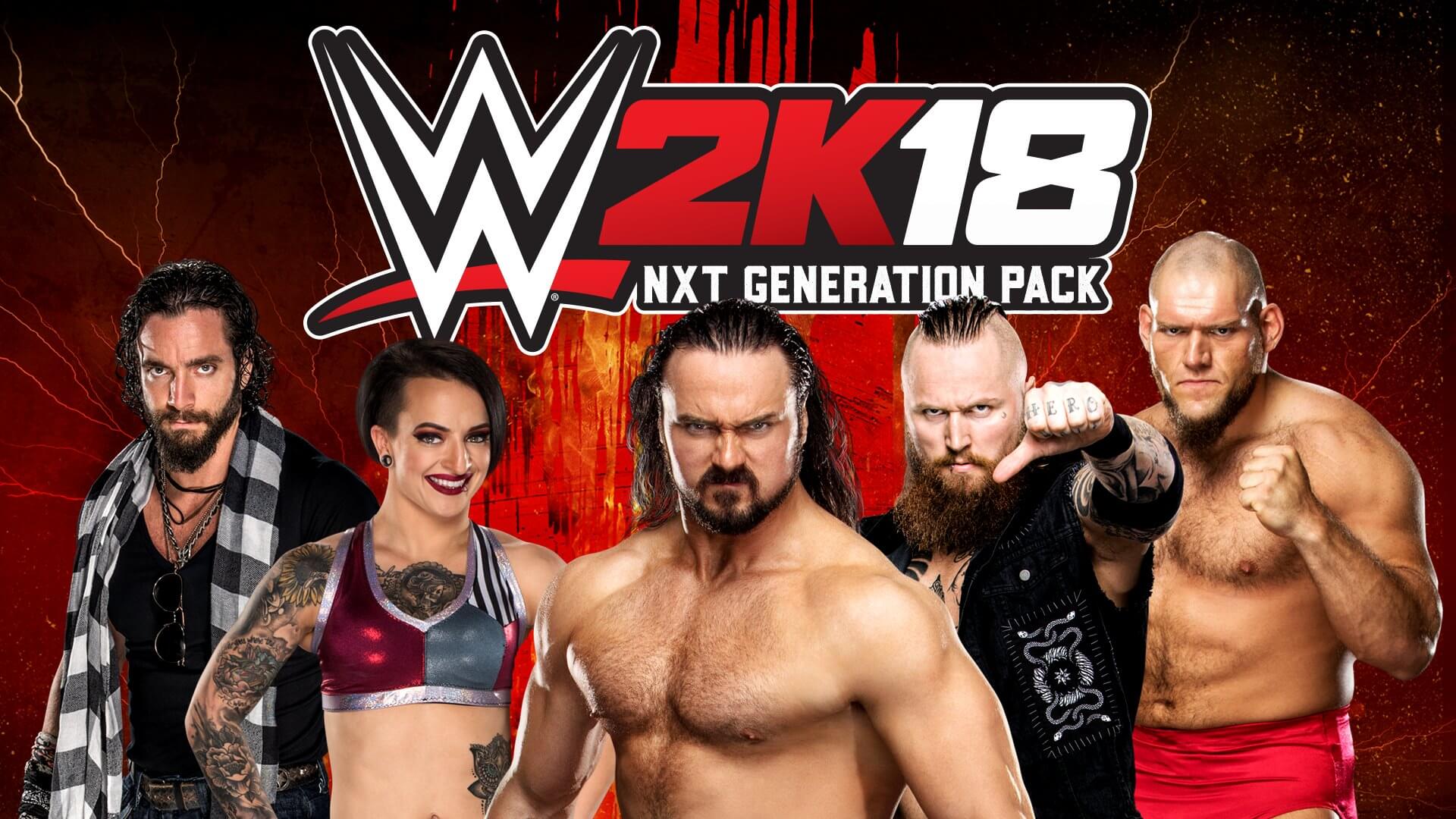 WWE 2K18 : le pack « Génération NXT » est disponible WWE 2K18 NXT Generation