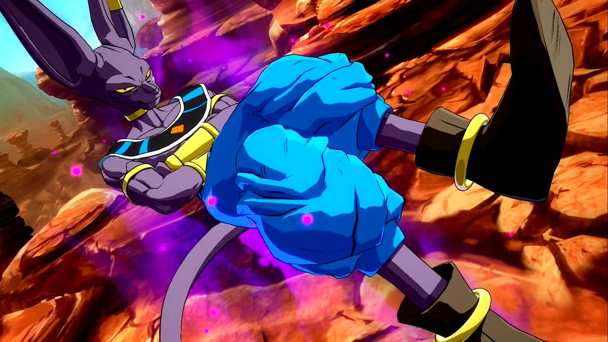 Dragon Ball FighterZ : le seigneur Beerus a droit à son propre teaser Dragon Ball FighterZ Beerus