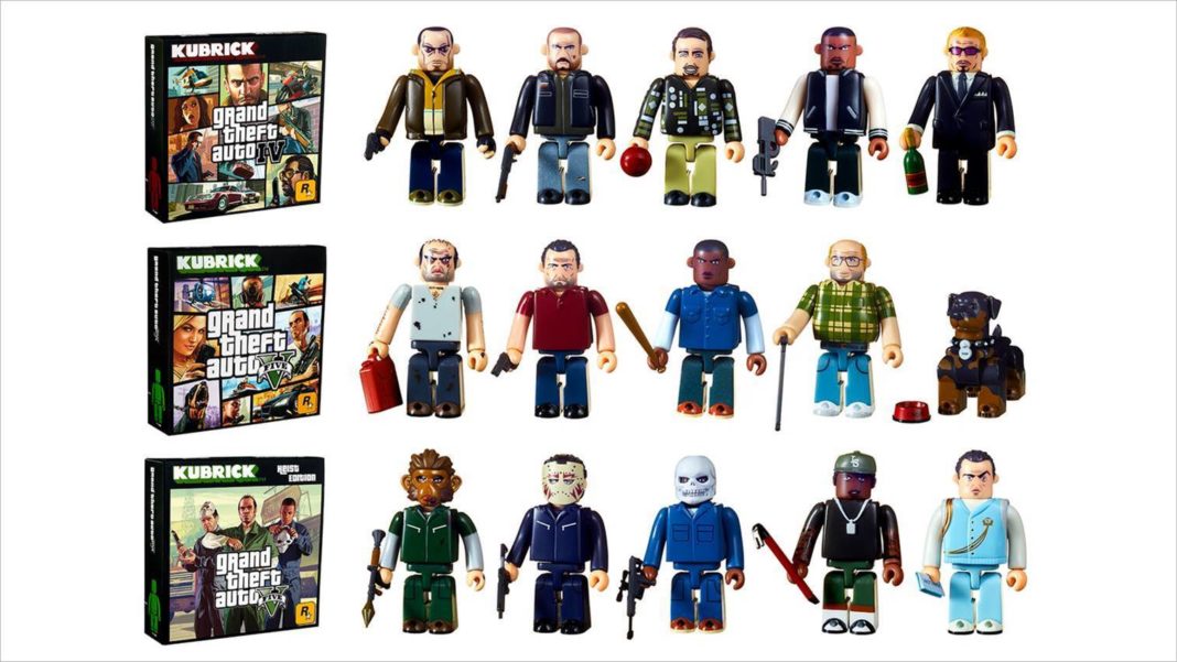 Grand Theft Auto de nouvelles figurines Kubrick annoncées
