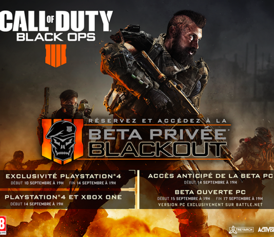Call of Duty: Black Ops 4 – Beta Privée du mode Battle Royale Blackout annoncée Call of Duty: Black Ops 4 - Beta Privée Battle Royale Blackout