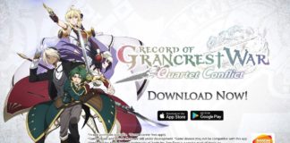 Record of Grancrest War : Quartet Conflict est disponible ! Record of Grancrest War - Quartet Conflict