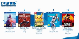 TOP ventes jeux video sem 47 2018
