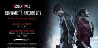 Resident Evil 2 – « Bienvenue » à Racoon City : une animation gratuite le 26 janvier à Paris Resident Evil 2 – « Bienvenue » à Racoon City