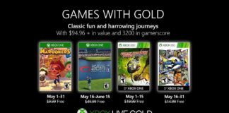 Xbox Live Games With Gold Mai 2019