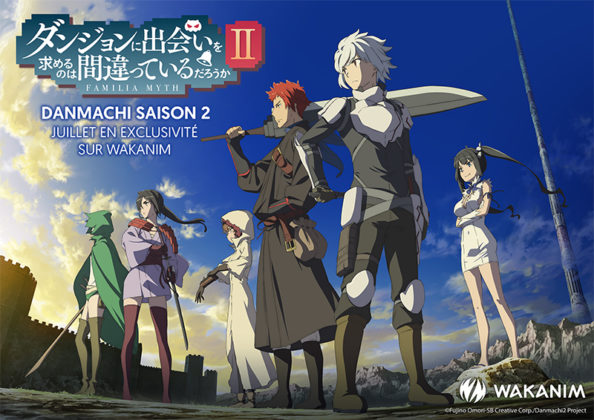Danmachi : la saison 2 disponible en juillet sur Wakanim