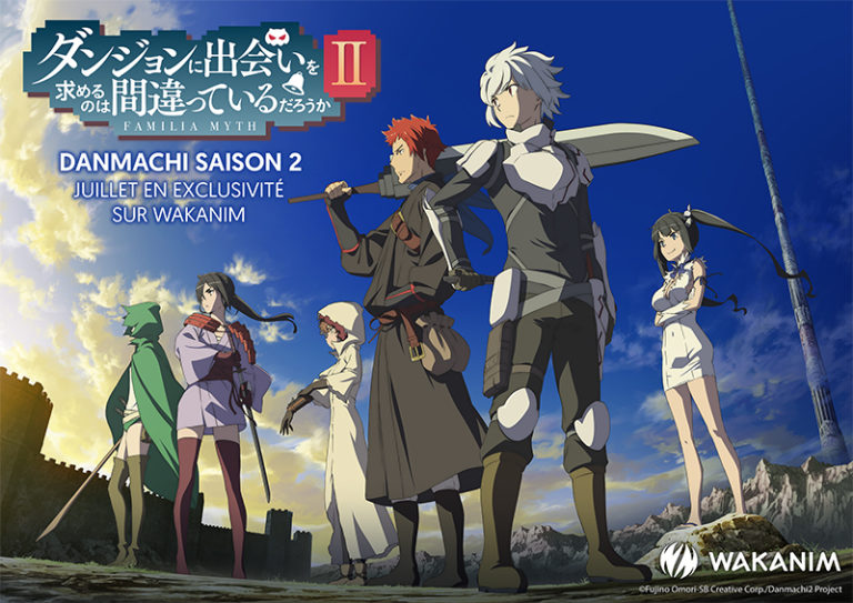 Danmachi : la saison 2 disponible en juillet sur Wakanim