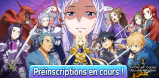 Sword Art Online : Alicization Rising Steel – Les pré-inscriptions sont ouvertes ! Sword Art Online - ALICIZATION Rising Steel