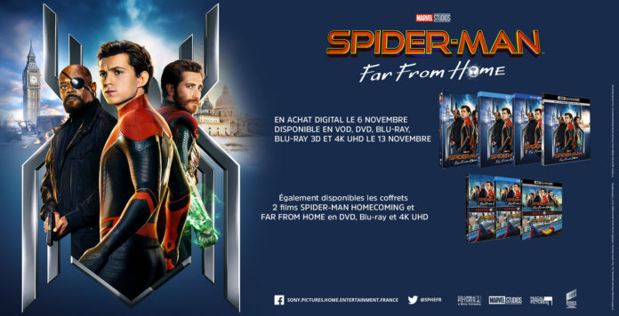 Spider-Man : Far From Home - une date de sortie pour les éditions Blu