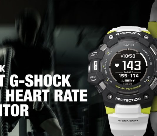 G-SHOCK G-SQUAD HR : une montre connectée pour le sport équipée d’un capteur de fréquence cardiaque G-SHOCK G-SQUAD HR
