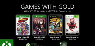 Xbox Live Games With Gold juin 2020