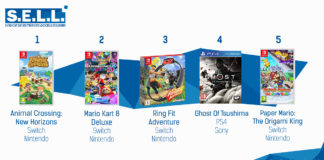 TOP des Ventes de Jeux Vidéo – semaine 33 / 2020 TOP Ventes Jeux Video sem 33 2020