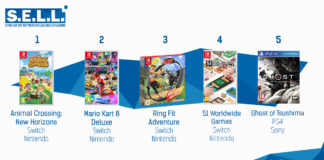 TOP des Ventes de Jeux Vidéo – semaine 34 / 2020 TOP Ventes Jeux Video sem 34 2020