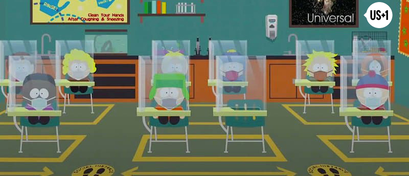 SOUTH PARK s'attaque à cet enfoiré de Covid jeudi 1er octobre sur COMEDY CENTRAL