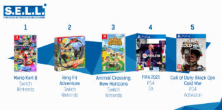 TOP des Ventes de Jeux Vidéo – semaine 2 / 2021 TOP Ventes Jeux Video sem 2 2021