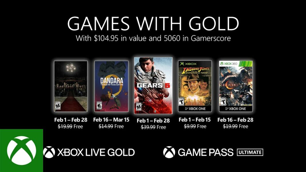 Xbox Games with Gold Février 2021