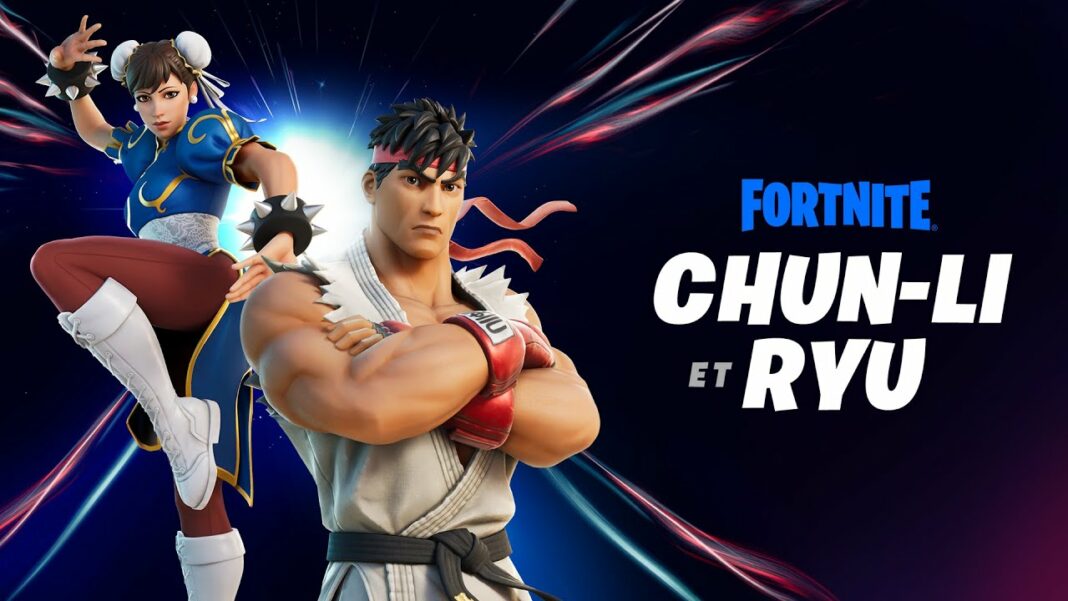 Fortnite X Street Fighter Chun-Li & Ryu