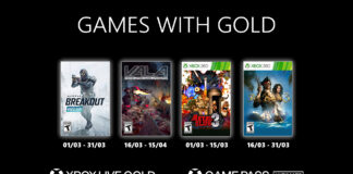 Xbox Live Games With Gold : les jeux offerts du mois de mars 2021 Xbox Live Games With Gold