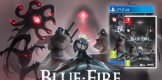 Blue Fire aura droit à une édition physique sur PlayStation 4 et Switch Blue Fire