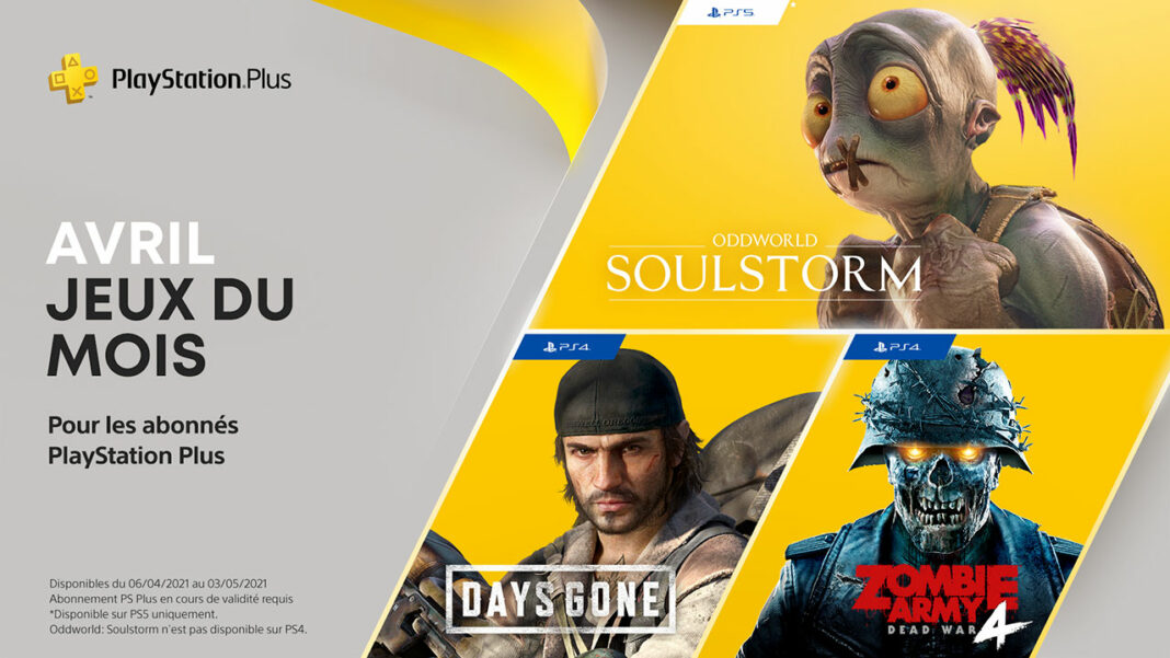 PlayStation Plus - Avril 2021