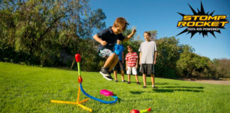 Stomp Rocket : une gamme de fusées à propulsion ludo-éducatives Stomp-Rocket