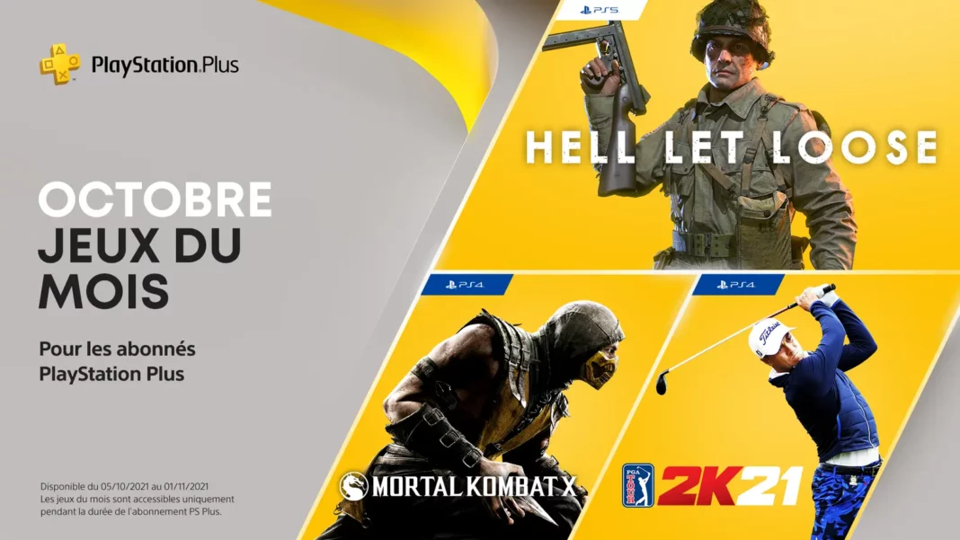 PlayStation Plus Octobre 2021
