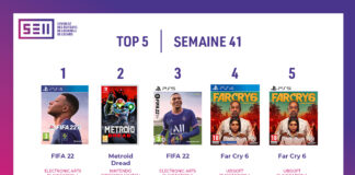 TOP des Ventes de Jeux Vidéo – semaine 41 / 2021 Top Ventes Jeux Video sem 41 2021