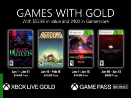 Xbox Live Games With Gold janvier 2022