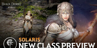 Black Desert Mobile accueille une nouvelle classe spectaculaire : Solaris Black Desert Mobile