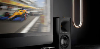 Klipsch présente l’édition McLaren Racing de ses enceintes The Fives Klipsch Amazon-Ready-Fives-McLaren-Edition---Lifestyle-4-Square---Grille-Off