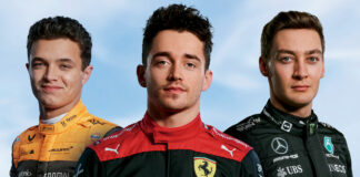 EA Sports F1 22 : Charles Leclerc, Lando Norris et George Russel sur la jaquette F1-22