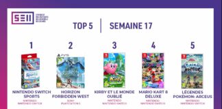 TOP des Ventes de Jeux Vidéo – semaine 17 / 2022 Top Ventes Jeux Video sem 17 2022