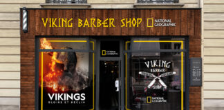National Geographic ouvre le premier Barber Shop Viking à l’occasion du lancement de Vikings : gloire et déclin Barber Shop Viking National Geographic