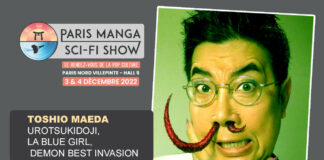 Paris Manga & Sci-Fi Show 32e édition : Toshio Maeda sera présent les 3 et 4 décembre 2022 Paris-Manga-&-Sci-Fi-Show-X-Toshio-Maeda