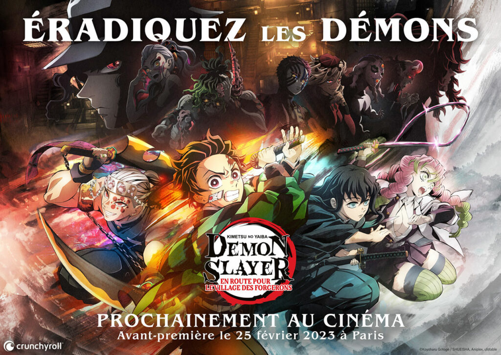 Demon Slayer : un nouveau film de prochainement au cinéma avec Crunchyroll
