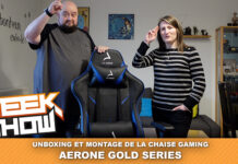 Unboxing et Montage de la Chaise Gaming AERONE Gold Series Deep Blue