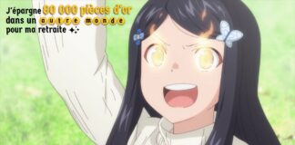 J’épargne 80 000 pièces d’or dans un autre monde pour ma retraite disponible en simulcast sur Crunchyroll J'épargne 80 000 pièces d'or dans un autre monde pour ma retraite