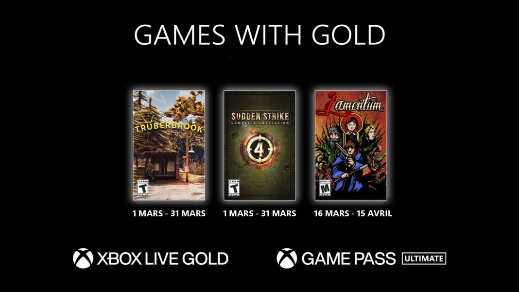 Xbox Live Games With Gold Mars 2023