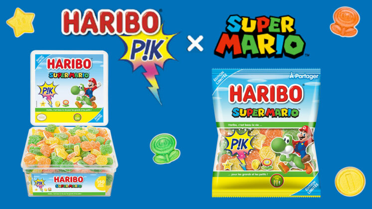 HARIBO P!K x Super Mario : une collaboration en édition limitée