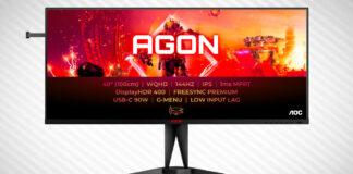 AGON by AOC présente le AG405UXC, un nouveau moniteur de jeu ultra-large de 40” AGON-by-AOC-AG405UXC