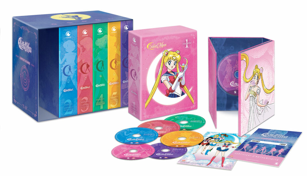 Sailor Moon -S1_Bluray_Coffret_Numeroté_3D_éclaté