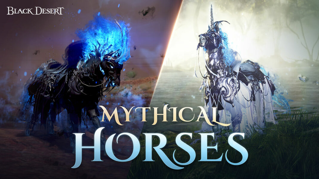 Black-Desert-Console_Mythical-Horses_Key-Art