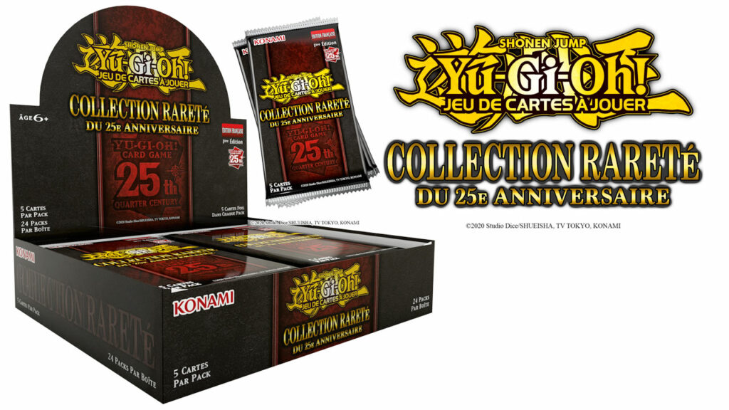 JCJ YuGiOh! La Collection Rareté du 25e Anniversaire est désormais disponible