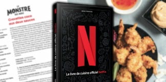 Le livre de cuisine officiel Netflix est disponible chez Mana books Le Livre de cuisine officiel Netflix