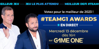 #TEAMG1 AWARDS : une émission le 13 décembre en direct sur GAME ONE #TEAMG1-AWARDS-2023